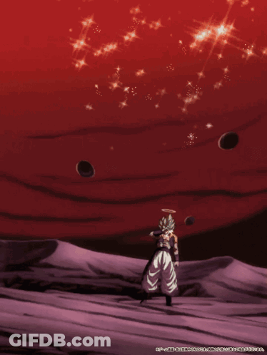 Cartoon Character Looking At Sky In Desert GIF