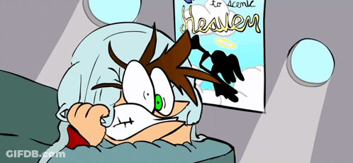 Cartoon Character Looking At To Ascend Heaven Comic GIF
