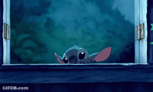 Cartoon Character Looking Out Window GIF