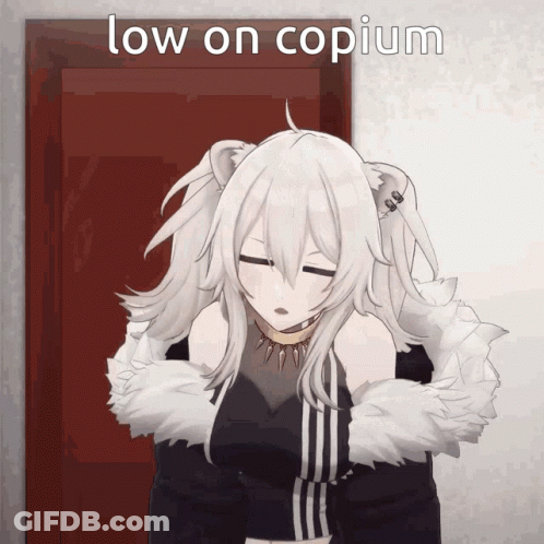 Cartoon Character Low On Copium GIF