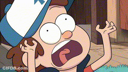Cartoon Character Making Funny Face GIF