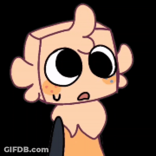 Cartoon Character Making Funny Face GIF