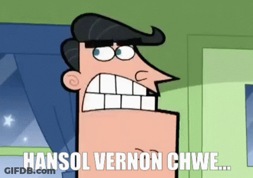 Cartoon Character Making Funny Face Saying Hansol Vernon Chwe GIF