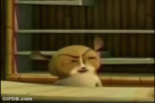 Cartoon Character Making Funny Face GIF
