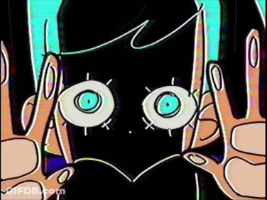 Cartoon Character Making Heart With Hands GIF