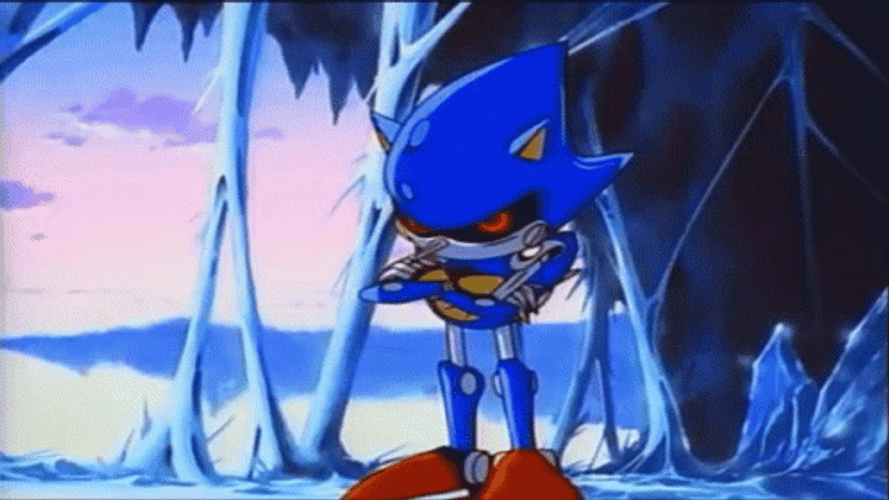 Cartoon Character Metal Sonic GIF