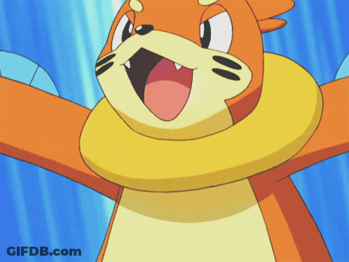 Cartoon Character Mouth Open Arms Outstretched GIF