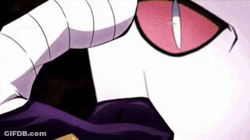 Cartoon Character Mouth With Red Eye And Tongue GIF