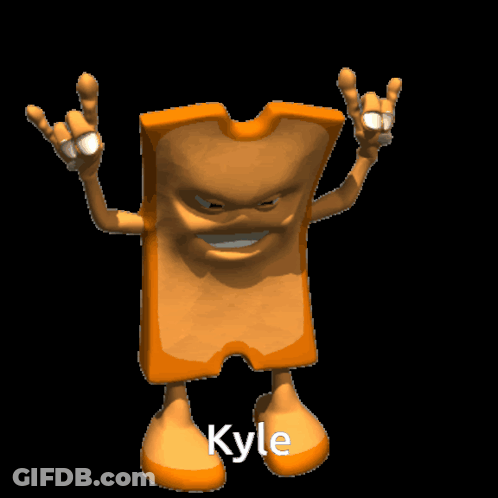Cartoon Character Named Kyle GIF