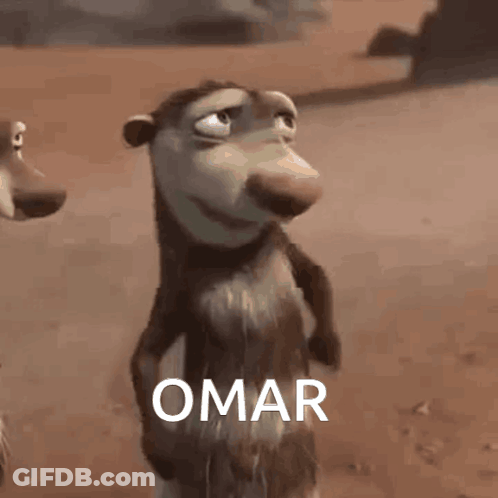 Cartoon Character Named Omar GIF