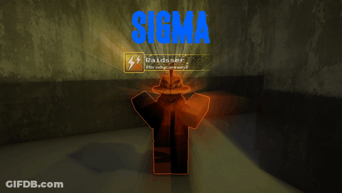 Cartoon Character Named Sigma GIF