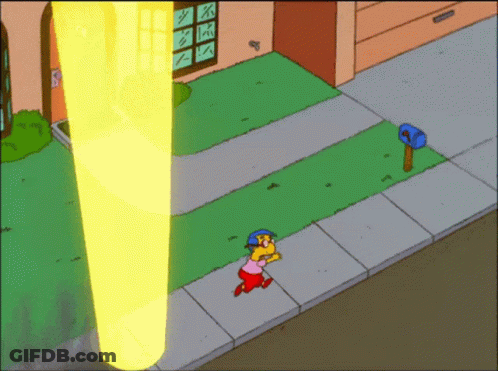 Cartoon Character Near Mailbox GIF