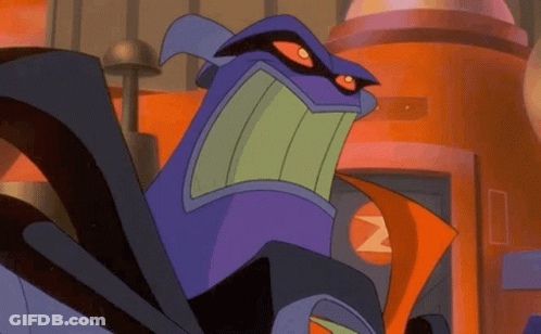 Cartoon Character Near Orange Building With Letter Z GIF