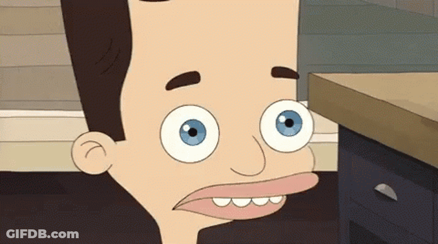Cartoon Character Nick Head Explode GIF