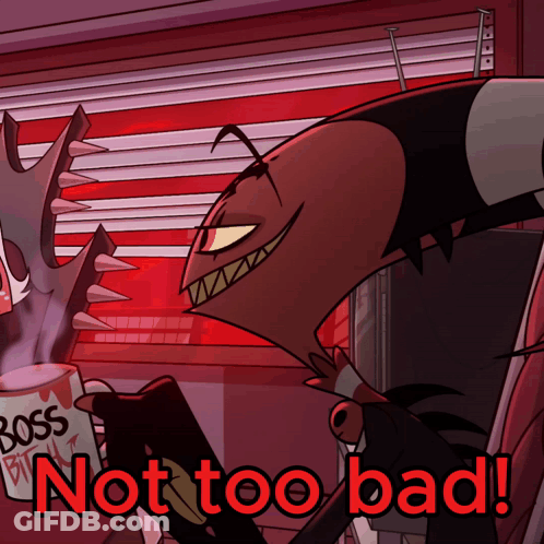 Cartoon Character Not Too Bad GIF
