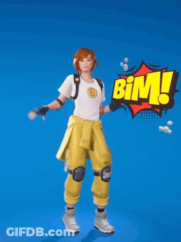Cartoon Character Number 6 Shirt GIF