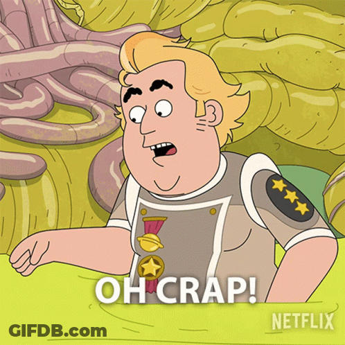 Cartoon Character Oh Crap Netflix GIF
