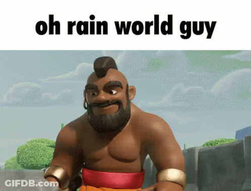 Cartoon Character Oh Rain World Guy GIF