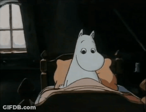 Cartoon Character On Pink Rug Saying Whatever Go My Lyxi GIF