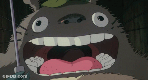 Cartoon Character Open Mouth Close Up GIF