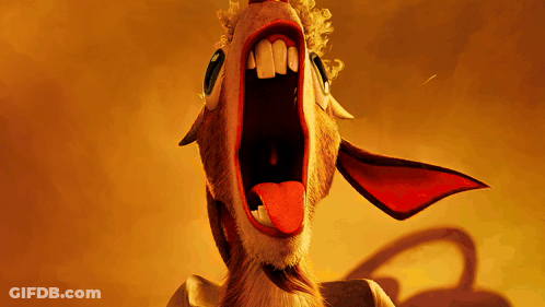 Cartoon Character Open Mouth Tongue Out GIF