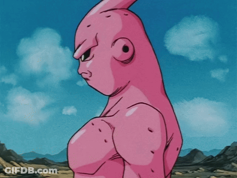 Cartoon Character Pink Body Blue Sky GIF