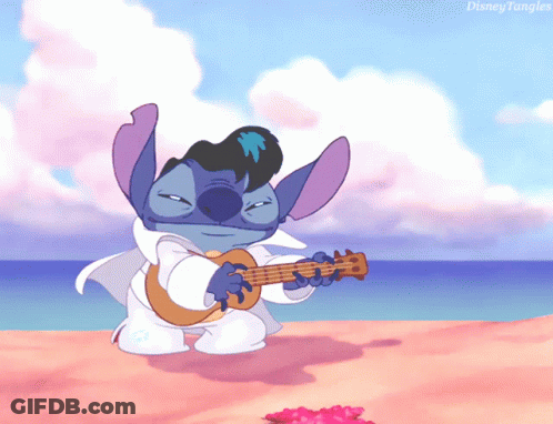 Cartoon Character Playing Ukulele Disney Tangles GIF