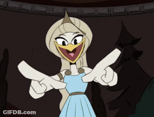 Cartoon Character Pointing GIF