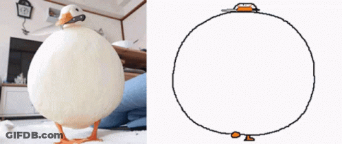 Cartoon Character Pouring Eggs Into Bowl Saying Egg GIF