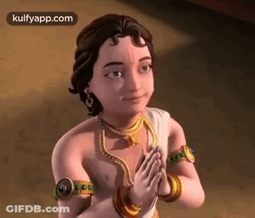 Cartoon Character Praying GIF