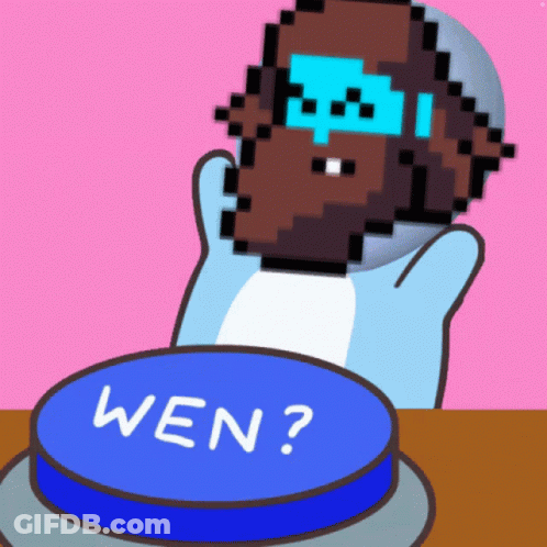 Cartoon Character Pressing Wen Button GIF