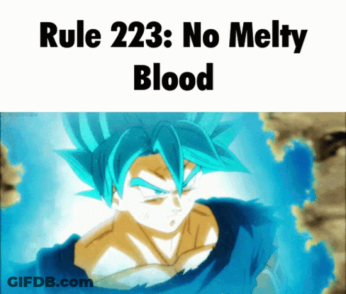 Cartoon Character Rule 223 No Melty Blood GIF
