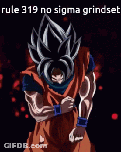 Cartoon Character Rule 319 No Sigma Grindset GIF