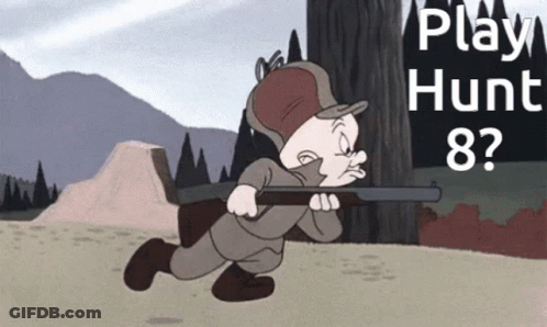 Cartoon Character Running With Rifle Play Hunt 8 GIF