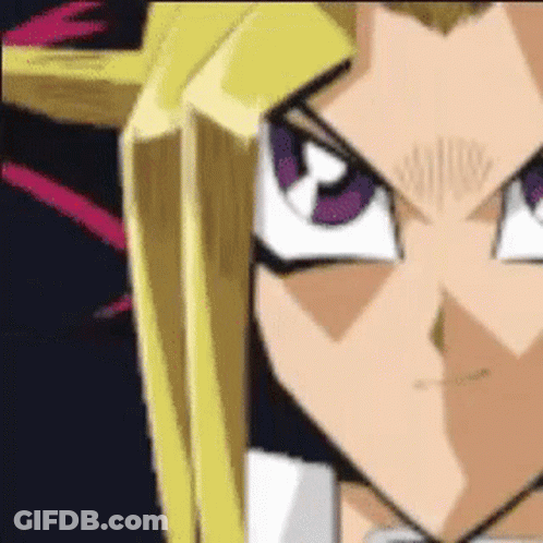 Cartoon Character's Serious Face GIF
