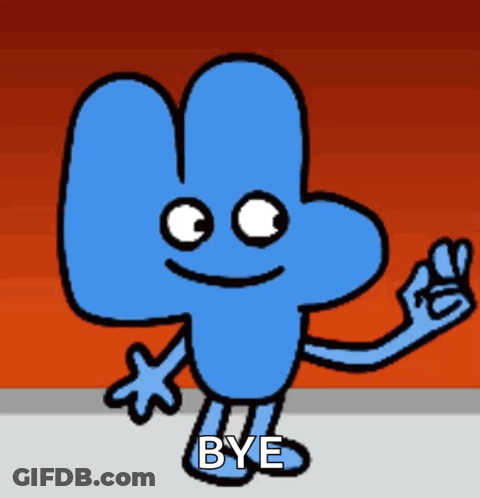 Cartoon Character Saying Bye GIF