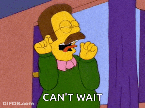 Cartoon Character Saying Cant Wait GIF