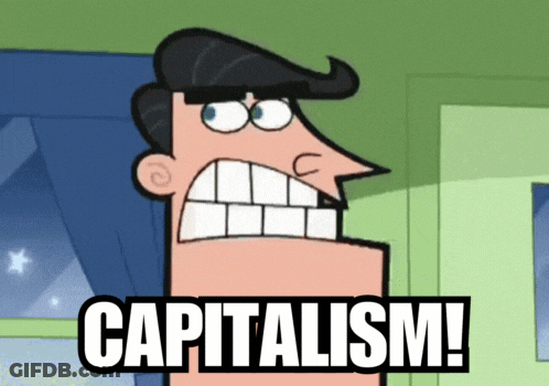 Cartoon Character Saying Capitalism GIF