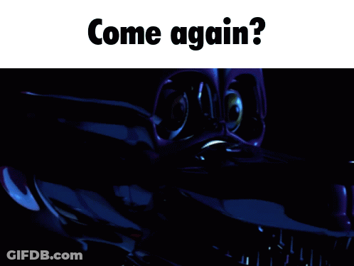 Cartoon Character Saying Come Again GIF