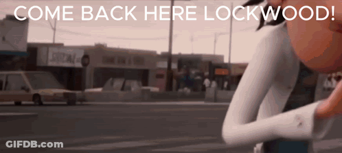 Cartoon Character Saying Come Back Lockwood GIF