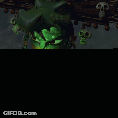Cartoon Character Saying Control Your Temper GIF