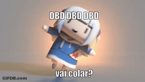 Cartoon Character Saying Dbd Dbd Dbd Vai Colar GIF