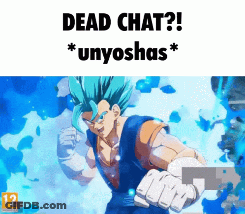 Cartoon Character Saying Dead Chat GIF