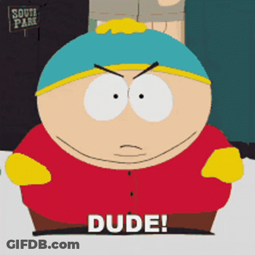 Cartoon Character Saying Dude GIF