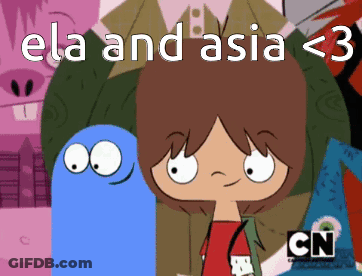 Cartoon Character Saying Ela And Asia GIF