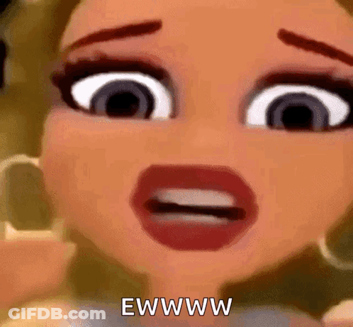 Cartoon Character Saying Ewwww GIF
