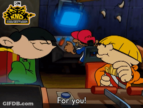 Cartoon Character Saying For You GIF