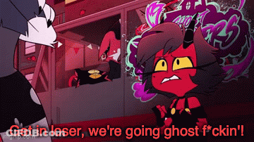 Cartoon Character Saying Get In Loser We're Going Ghost Fcking GIF