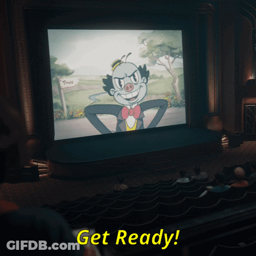 Cartoon Character Saying Get Ready GIF
