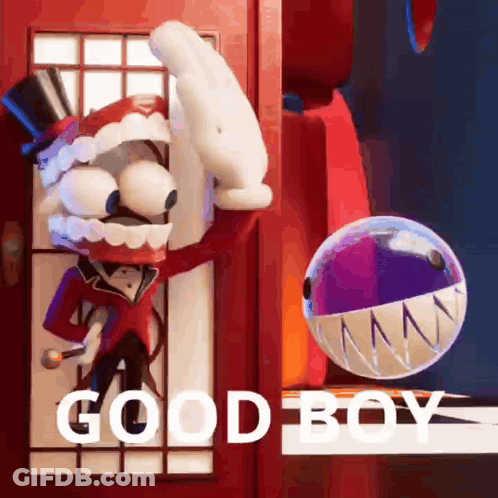 Cartoon Character Saying Good Boy GIF